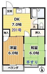 ビラ秀芳IIIの物件間取画像